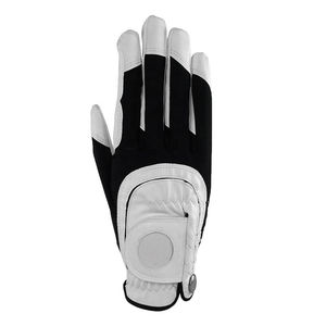 Guantes de golf de piel de oveja Cabretta de mano izquierda personalizados para hombres y mujeres logotipo personalizado deportes aplicables fabricados en Pakistán - Product Image 2