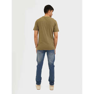 T-shirt confortable et ajusté ONDINE 100% coton et modal, jersey 220 grammes avec fils teints respirants et logos 3D imprimés à l'écran - Product Image 4