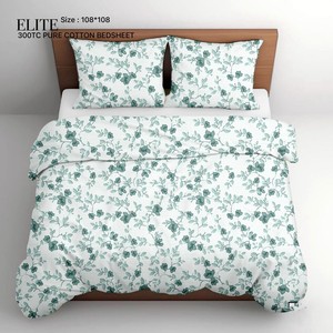 Glace ชุดผ้าปูเตียงขนาดคิงไซส์สำหรับโรงแรม135 GSM ขนาด108x108นิ้วระบายความร้อนคุณสมบัติเย็บพิมพ์ลายในอินเดีย - Product Image 2