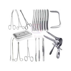 Venta directa de fábrica Juego de instrumentos de ginecología manual de acero inoxidable MOL Certificado de alta calidad Ligero - Product Image 5