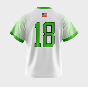 เสื้อกล่องลาครอสสำหรับผู้หญิงเสื้อกางเกงขาสั้นพิมพ์ลายแบบระเหิดตามสั่ง - Product Image 2