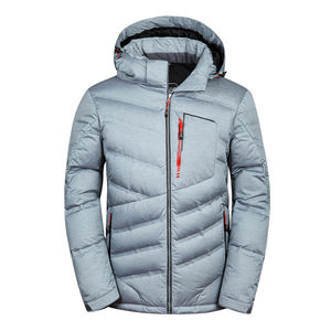 Vestes pour hommes Manteau à bulles d'air Manteau en nylon extérieur à capuche Confortable Veste réversible en coton de haute qualité OEM - Product Image 6