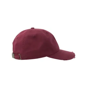 Sustainable Destroyed Dad Hat Promotional Merchandising <b>Cap</b> - Product Image 5