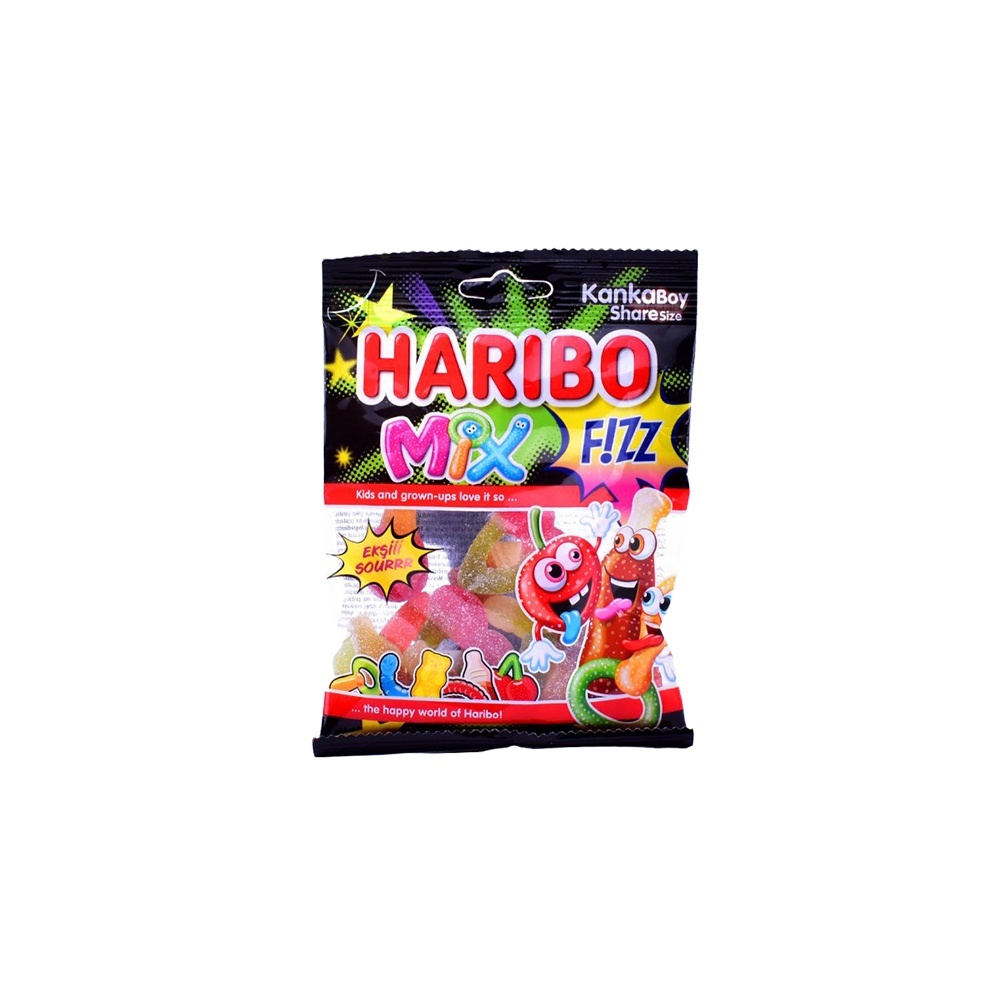 Конфеты Haribo Fizz со смесью кислами, 70 г x 24, свежий запас и новая дата, оптовая продажа из Турции