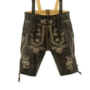 Venta directa de fábrica Logotipo personalizable Ligero Hombres Lederhosen Bavarian Shorts Pantalones cortos transpirables de secado rápido para adultos - Product Image 5