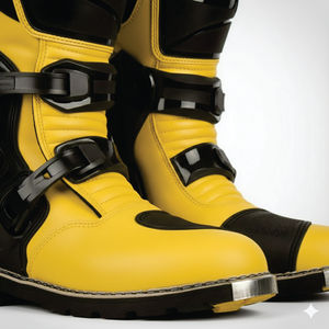 Chaussures de sport légères, durables et antidérapantes, nouvelles bottes de course à pied courtes à la cheville, bottes de moto en cuir véritable de qualité supérieure - Product Image 5