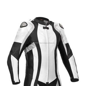 Traje de Carreras de Motocicleta, Traje de Cuero de Una Pieza para Motociclismo y Automovilismo, Transpirable, con Protección - Product Image 4