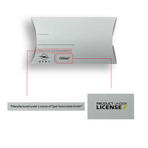 Llavero para Coche Opel, Aleación de Zinc, 90x20mm, Blanco Carbón con Logotipo Negro, Compatible con Fundas para Llaves BYD, Volvo, Mercedes Benz - Product Image 5