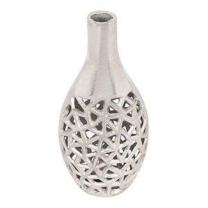 Aluminum Metal Enamel Finishing Flower <b>Vase</b> Home Festivals Decoration Classic Style <b>Set</b> of 2 Modern <b>Vases</b> Vessel Standard - Product Image 3
