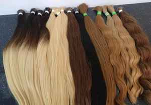Extensions de cheveux lisses et soyeuses, bouclées et volumineuses, à trame simple, cheveux naturels Remy indiens non traités, 100% vierges, double trame - Product Image 6