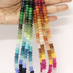 Beautiful Multi <b>color</b> Quartz smooth rondelle Shape <b>Beads</b>, 7-8mm Mix Disco Quartz gemstone <b>beads</b>, AAA Quality wholesale <b>Bead</b>, - Product Image 5
