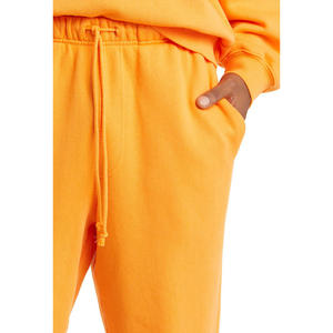 Nueva llegada Unisex pantalones de chándal de cintura alta logotipo personalizado de impresión al por mayor de tela polar Joggers Casual Fitness Wear Front - Product Image 2