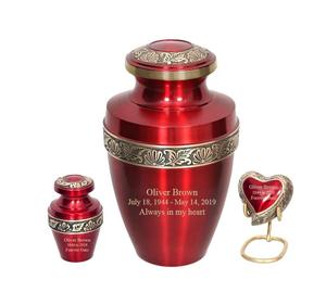 Urne de crémation en frêne rubis Une belle urne pour un homme ou une femme Peut être gravé Inventaire Fabrication étonnante - Product Image 3