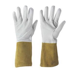 Universal Size Anti-Thorn Safety <b>Gloves</b> <b>Leather</b> Puncture-Proof Tear-Resistant Thickened 11 oz <b>Gloves</b> for <b>Gardening</b> Picking - Product Image 6
