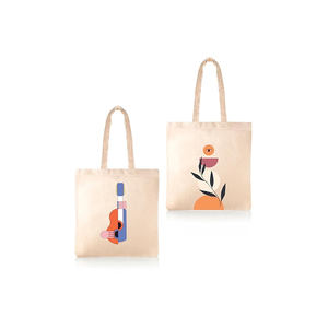 New Arrival Customized Print 100% Pure Cotton Tote <b>Bag</b> <b>Reusable</b> Washable Tote <b>Bag</b> for Women - Product Image 4