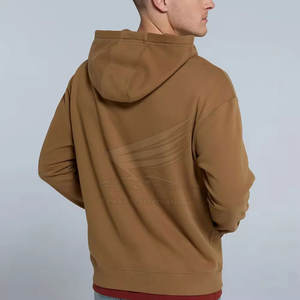 ออกแบบเสื้อฮู้ดดี้ลำลองผู้ชายคุณภาพสูงสำหรับฤดูหนาว ลายเรียบ ผ้าฟลีซคอตตอน 100% ระบายอากาศได้ดี รับสั่งทำจำนวนมาก - Product Image 4
