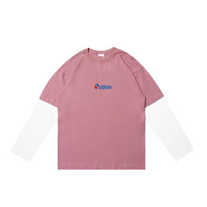 T-shirt à manches longues pour homme en coton délavé personnalisable, imprimé par transfert numérique direct (DTG), 220 grammes, double couche, design imprimé à l'écran - Product Image 6