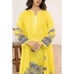 Camisa de Lino Estampada Khaddar Floral WGK-KDW-DP-3319, Elemento de Moda, 100% Lino - Product Image 1