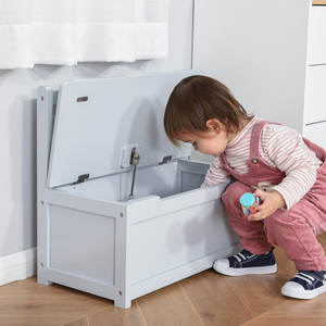 <span class=keywords><strong>Coffre</strong></span> <span class=keywords><strong>de</strong></span> <span class=keywords><strong>rangement</strong></span> en bois gris 2-en-1 pour enfants, <span class=keywords><strong>banc</strong></span> <span class=keywords><strong>de</strong></span> <span class=keywords><strong>rangement</strong></span> <span class=keywords><strong>de</strong></span> jouets avec tige pneumatique, vente en gros d'usine - Product Image 6