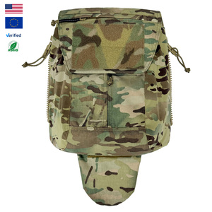 Panneau tactique zippé en nylon 500D AVS, pochette de rangement pour magazines pour gilet tactique - Product Image 4