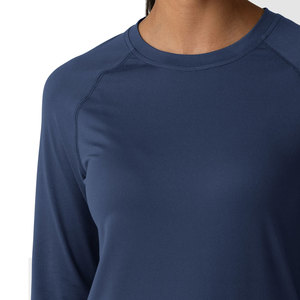 Haute qualité Spandex Polyester femmes coton gommages médicaux hôpital sous-vêtement uniformes infirmière gommage sous gommages t-shirts - Product Image 5