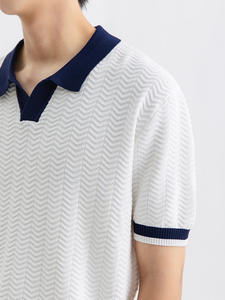 Camisa de Verano de Alta Gama para Hombre, de Viscosa/Algodón, Transpirable, Informal, Moderna, de Manga Corta, con Botones y Logotipo - Product Image 4