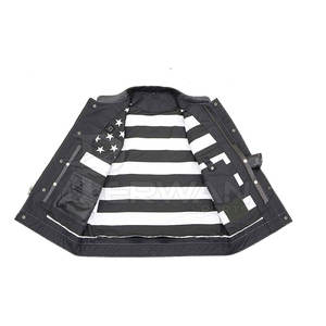 Chaleco de cuero de Material de alta calidad, chaqueta hecha en Pakistán, chaleco de cuero transpirable para hombre, chaqueta para adulto - Product Image 3