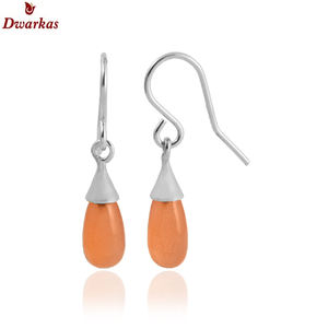 Nouveau design moderne 925 argent sterling naturel rouge onyx pierres précieuses boucle d'oreille bijoux pour filles femmes - Product Image 4