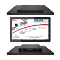 Moniteur industriel tactile robuste de 21,5 pouces IP65 à montage sur panneau, avec écran tactile capacitif, HDMI, USB