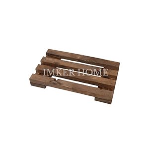 Design minimalista Pallet in legno Organizer per il trucco tavolo per il trucco Organizer cosmetico Stand