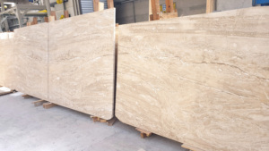 2025 Diana Royal travertino losa acabado suave clic instalación personalizable piedra Natural Venta caliente de fábrica de Turquía - Product Image 4