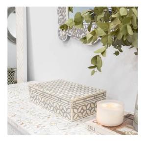 Luxury Handmade MOP Jewelry <b>Box</b> Best Quality Resin <b>Gift</b> <b>Box</b> for Necklaces and Packaging Made From India By Address Crafts - Product Image 2