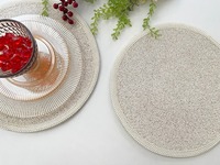 Nouvelle Collection : Napperons de Table de Mariage Faits Main en Verre Perlé, Luxueux et Écologiques, Personnalisables pour une Décoration de Table Élégante