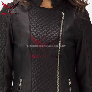Veste en cuir véritable pour femmes de qualité supérieure Manteau en cuir véritable de haute qualité avec quantité minimale de commande bas - Product Image 5