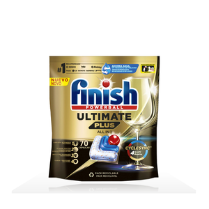 Cápsulas para Lavavajillas Finish Powerball Ultimate Plus Todo en 1, 70 Unidades (Paquete Jumbo) - Product Image 4