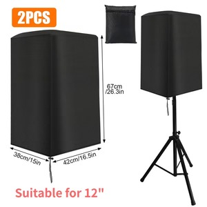 Verified Supplier KH 2pcs Heavy-Duty <b>Speaker</b> Cover, Breathable <b>Speaker</b> Protector with Adjustable Drawstring Subwoofer - Product Image 4