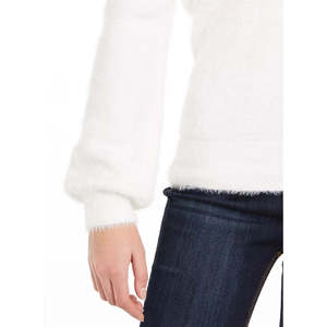 Maglione da donna Almost Famous con spalle scoperte, taglia grande, bianco, in maglia - Product Image 3