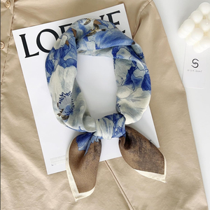 2025 23 Inch <b>Square</b> Silk Satin <b>Scarf</b> <b>Handkerchief</b> Bandana Neckerchief Head <b>Scarf</b> for Wedding & Party Events - Product Image 3