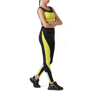 Nuevo conjunto de Yoga estampado para mujer, venta al por mayor, Conjunto de sujetador de mallas de gimnasio, conjunto de Yoga de entrenamiento para damas 2024 - Product Image 3