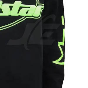 Meilleures ventes Sweats à capuche d'hiver décontractés pour hommes 100% coton mélangé Basics Puff Printing Design Capuche Solid Pattern Low quantité minimale de commande Wholesale - Product Image 6