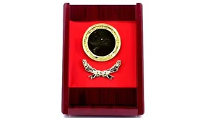 High Demand Custom Engraved <b>Wooden</b> <b>Box</b> Plaque Metal Material for Award Ceremonies or Corporate Recognition Factory Price - Product Image 2