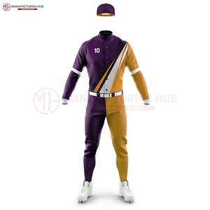 Uniforme de béisbol transpirable personalizado superventas, uniforme de béisbol de alta calidad al por mayor, uniforme de béisbol por sublimación - Product Image 4