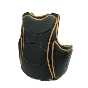Protector de Pecho de Cuero de Alto Rendimiento para Entrenamiento de Artes Marciales, Protector Corporal Ligero y Transpirable Diseñado para Seguridad y Comodidad - Product Image 5
