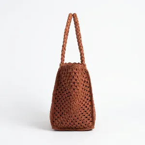 Woven Raffia Summer Fashion Shoulder <b>Bag</b> Large Capacity <b>Tote</b> Handwoven Two Straps Open Top <b>Beach</b> Shopping Travel <b>Bag</b> <b>for</b> Women - Product Image 6