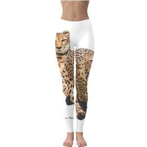 Pantalones Deportivos de Cintura Alta Cheetah Brothers, Transpirables, con Cintura Elástica, Tallas XS a XXL, Leggings de Fitness con Estampado de Leopardo - Product Image 1