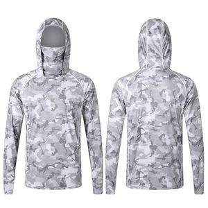 Sudadera con Capucha Unisex para Pesca al Aire Libre, con Manga Larga, Tejido Transpirable y Refrescante, Material que Absorbe la Humedad y Protección UV - Product Image 4