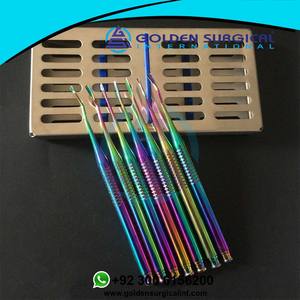 7pcs Instruments chirurgicaux dentaires minimalement invasifs Set Extraction manuelle d'ascenseur d'implant - Product Image 2