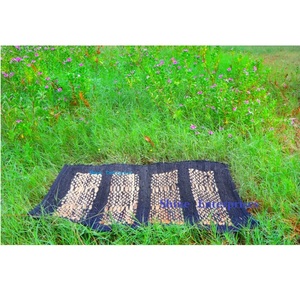 Tapis de sol en coton tissé en peluche de style oriental, design moderne, écologique, antidérapant, adapté aux animaux domestiques, vente chaude - Product Image 1