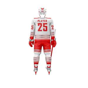 Uniformes de Hockey sobre Hielo con Camuflaje y Logotipo Personalizado 2026, Cómodos, Transpirables, de Secado Rápido, Sublimación de Poliéster, Ropa Deportiva de Equipo OEM - Product Image 2