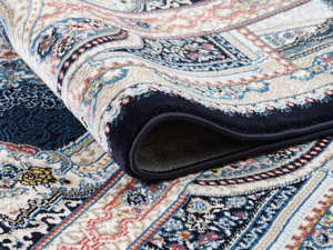 พรมตุรกีหรูหรา ผลิตด้วยเครื่องจักร รุ่นชิราซ สีกรมท่า พรีเมียม สำหรับห้องนั่งเล่น จากผู้ผลิตที่กาเซียเตป - Product Image 2